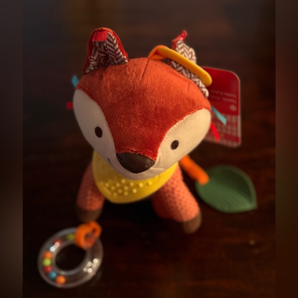 New Soft Plush Fox Baby Toy  0-12 Months